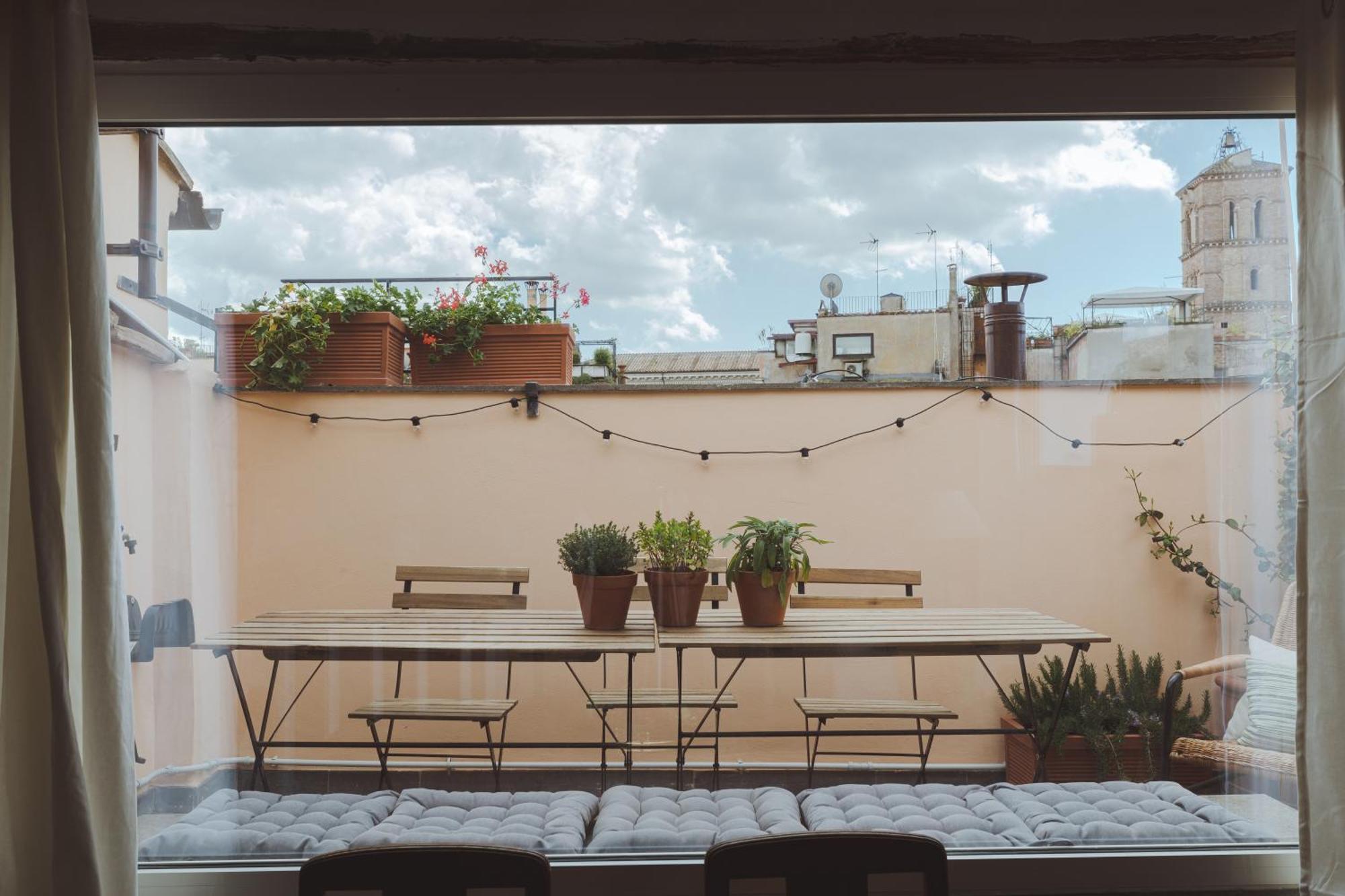 Amazing Penthouse With Terrace And Rooftop In Trastevere Rome Luaran gambar