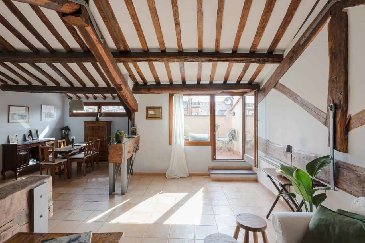 Amazing Penthouse With Terrace And Rooftop In Trastevere Rome Luaran gambar