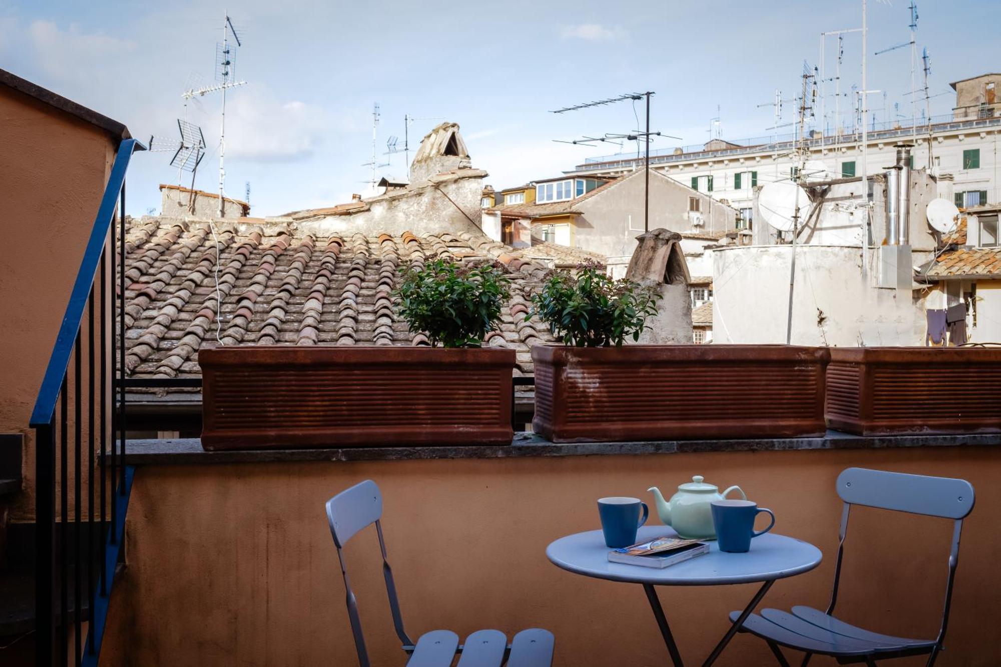 Amazing Penthouse With Terrace And Rooftop In Trastevere Rome Luaran gambar