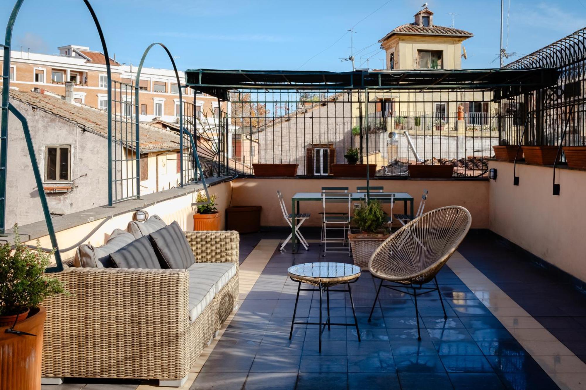 Amazing Penthouse With Terrace And Rooftop In Trastevere Rome Luaran gambar